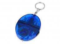 Брелок-рулетка «Кристалл», 1м, синий, размер 1м
