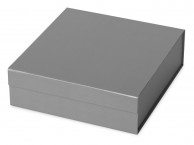 Коробка разборная на магнитах, серебристый, размер S