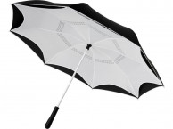 Зонт-трость «Yoon» с обратным сложением, черный