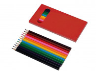 Набор из 12 шестигранных цветных карандашей «Hakuna Matata», красный