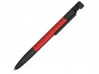 Ручка-стилус металлическая шариковая «Multy», красный