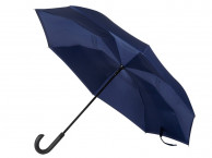 Зонт-трость наоборот «Inversa», темно-синий