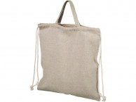 Сумка-рюкзак [Pheebsk из переработанного хлопка, 150 г/мb, натуральный