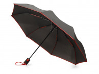 Зонт складной «Motley» с цветными спицами, красный