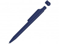 Ручка шариковая из переработанного пластика с матовым покрытием «On Top Recy», синий