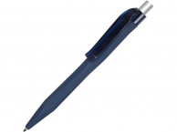 Ручка пластиковая шариковая Prodir QS 20 PRT Z «софт-тач», синий