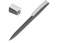 Ручка пластиковая soft-touch шариковая «Zorro», серый