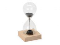 Песочные магнитные часы на деревянной подставке «Infinity», прозрачный